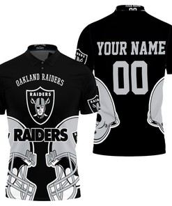 Oakland Raiders 3D Personalized Polo Shirt For Fans