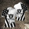 Oakland Raiders American Flag Ripped 3D All Over Print Polo Shirt Perfect Gift for Fans