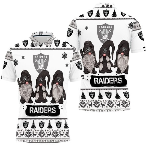 Oakland Raiders Christmas Gnomes Ugly Sweatshirt - Gift for Fans