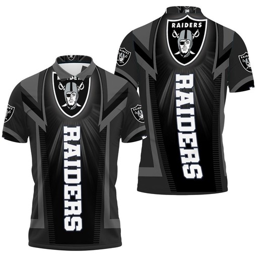 Oakland Raiders For Fans 3D Polo Shirt