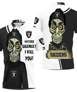 Oakland Raiders Haters I Kill You 3D Polo Shirt