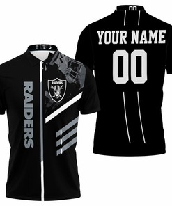 Oakland Raiders Nfl Go Raiders Personalized Polo Shirt