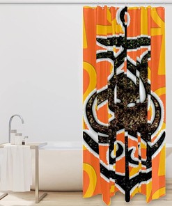 Ocean Anchors Beach Octopus Fabric Shower Curtain for Bathroom Decor