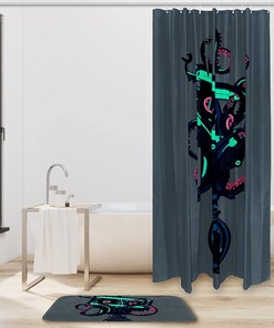 Octopus Feet and Tape Shower Curtain for a Quirky Style