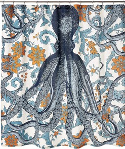 Octopus Vyard Shower Curtain - Thomas Paul Bathroom Decor