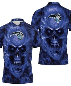 Orlando Magic Skull Polo Shirt for NBA Fans