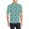 Paw Print Dachshund Men's Polo Shirt - Gift for Dachshund Fans