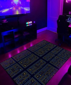 Personalized Arcade Pattern Carpet - Customizable Rugs for Your Home