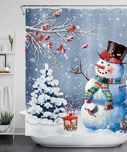 Playful Penguin Shower Curtain | Perfect for Kids Bathroom