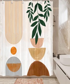 RV and Camper Shower Curtain for Travel Trailers and Camping Bathroom Decor