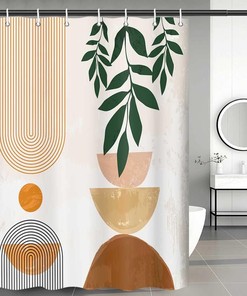 RV and Camper Shower Curtain for Travel Trailers and Camping Bathroom Decor