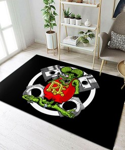 Rev Up Your Home Decor with Car Engine Rat Fink Rug