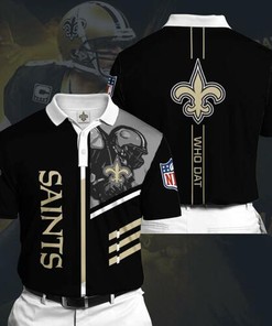 Saints Sports American Football Nfl New Orleans Saints 3D All Over Print Polo Shirt - Perfect Gift for Fans