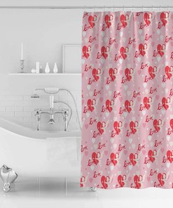 Save The Bees Modern Shower Curtain with Durable Washables for Bathroom - Save The Bees Collection