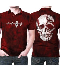 Skull Horror Polo Shirt for Fans