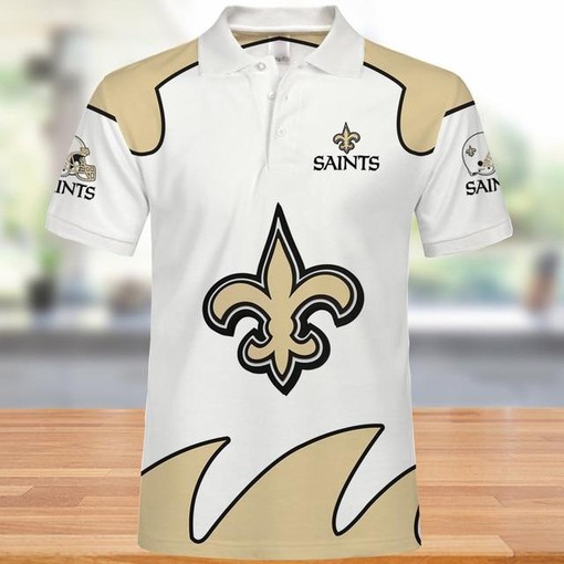 Snoopy Lover 3D Printed Polo Shirt - New Orleans Saints Perfect Gift for Fans