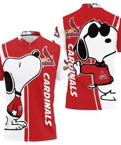 Snoopy Lover St. Louis Cardinals 3D All Over Print Polo Shirt - Gift for Fans