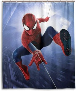 Spider-Man Bathroom Shower Curtain - Waterproof and Durable
