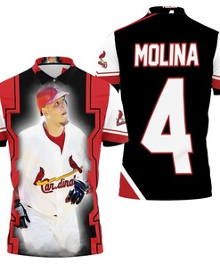 St Louis Cardinals Best Players Busch Stadium Background 3D All Over Print Polo Shirt for Fans