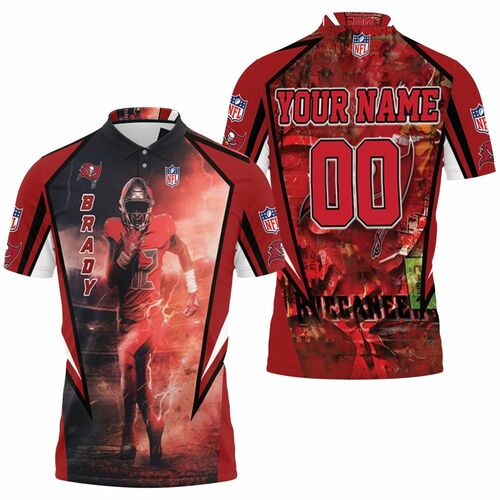 Tampa Bay Buccaneers Flag NFC South Champions Super Bowl 2021 Personalized 3D All Over Print Polo Shirt Gift for Fans