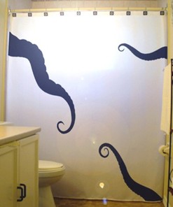 Tentacle Octopus Shower Curtain in Kraken Ocean Theme, Cute Bathroom Accessory - Bathroom Curtain Housewarming Gift