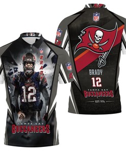 Tom Brady 12 Tampa Bay Buccaneers Super Bowl 2021 Nfc South Champions Polo shirt: Perfect Gift for Fans