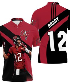 Tom Brady Tampa Bay Buccaneers 3D Polo Shirt For Fans - Perfect Gift for Fans
