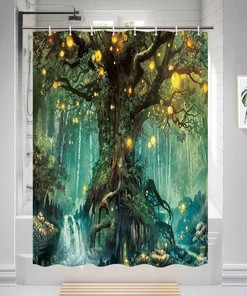 Tree of Life Small Shower Curtain - Home Decor Bathroom Curtain