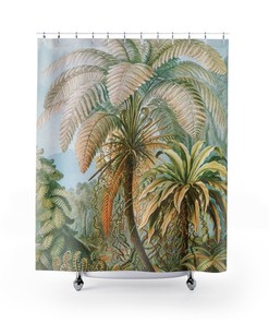 Tropical Tree Shower Curtain - Jungle Style for Your Bathroom 