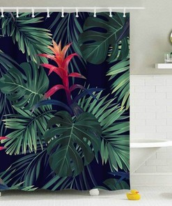 Tropical Wisteria Flower Shower Curtain for Home Decor