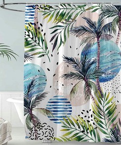 Tropical Wisteria Flower Shower Curtain for Home Decor