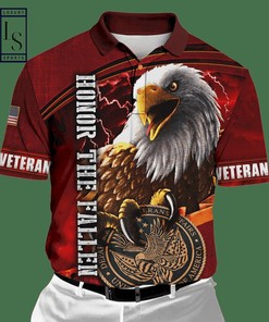 US Veteran Home of the Free Because of The Polo Shirt - Celebrate Freedom with Style