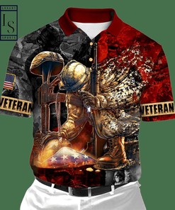 US Veteran Honor the Fallen Unisex Polo Shirt - Pay Tribute to Our Heroes