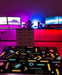 Unique Arcade Pattern Customizable Area Rug