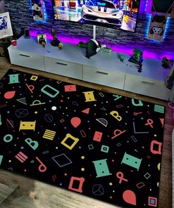 Unique Arcade Pattern Personalized Rug for Bedroom