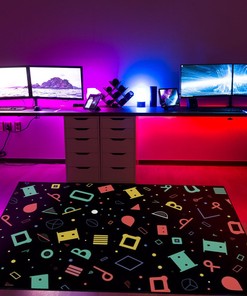 Unique Arcade Pattern Personalized Rug for Bedroom