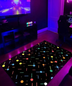 Unique Geometric Arcade Pattern Customizable Rug