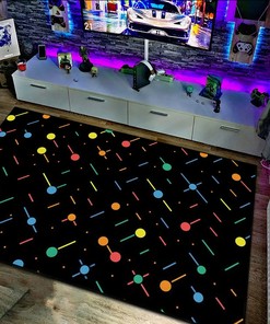 Unique Geometric Arcade Pattern Customizable Rug