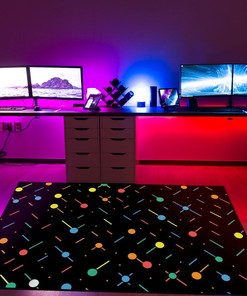 Unique Geometric Arcade Pattern Customizable Rug