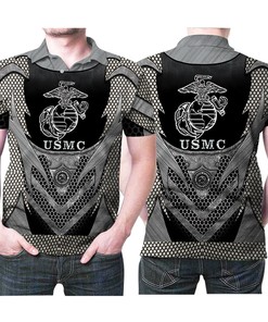 United States Marine Corps Usmc 3D All Over Print Polo Shirt - Honor Our Marines with Pride