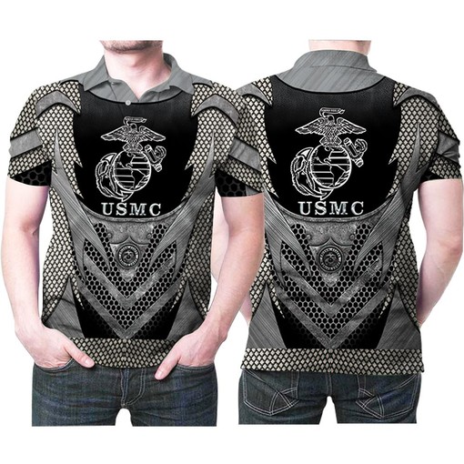 United States Marine Corps Usmc 3D All Over Print Polo Shirt - Honor Our Marines with Pride