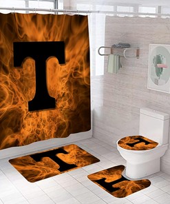 University Team Shower Curtain for Sports Fan Bathroom 