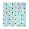 Vapor Wave Dolphin Shower Curtain with Home Decor