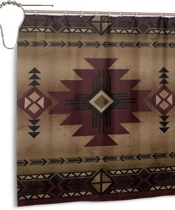 Vintage Navajo Native American Aztec Pattern Shower Curtain