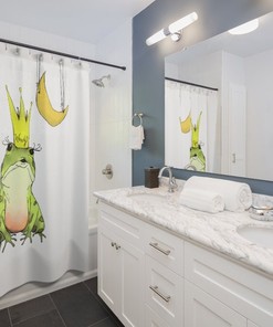 Wendy Shower Curtain with Bathroom Decor Design