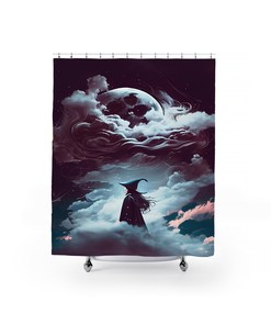 Witchy Victorian Shower Curtain for Fine Art Bathroom Decor