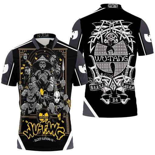 Wu Tang Clan Illicit Clothing Co Hip Hop 3D All Over Print Polo Shirt for Fans
