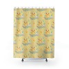Yellow Bath Duck Shower Curtain for Cute Bathroom Decor