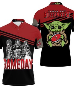 Yoda Tampa Bay Buccaneers 4 Game Day NFC South Division Champions 3D Polo Shirt