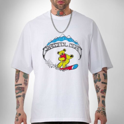 2023 grateful dead 1990 snowboarding bears primarily dead funny T-shirt, Sweatshirt, Hoodie